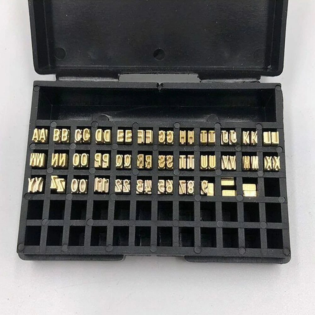120pcs 2*3*15mm Hot Stamp Pper Letters Thermal Ribbon Printing Font Ding Machine Word Grain For Manual Semi-automatic Ding Machi