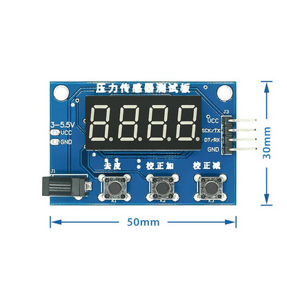 HX711 24-Bit Load Cell Weight Sensor Module with Display – Electronic Weighing AD Instrument