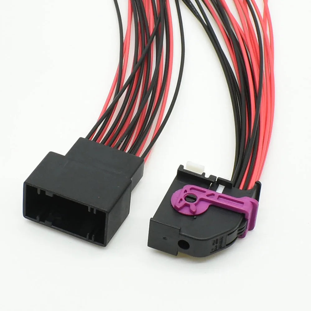 1-1355350-1 / 1-1355349-1 Automotive 18-Pin Connector — VW Air Conditioning Panel & Amplifier Wire Plug