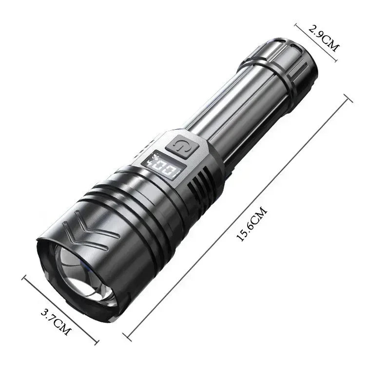 680000LM Rechargeable LED Flashlight Zoom Tactical Torch