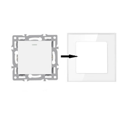For 82mm Panels Single-gang Module 82 Push Switch Staircase Lighting Single Gang Switch Module Single-pole Single-throw