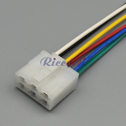 6 Pin Automotive Electrical Wiring Connector 6.3mm Female Male Socket 6120-2063 6110-4563