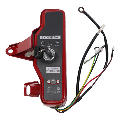 Engines Generator Pump Ignition Switch 168F/170F 188F/190F 20.5 X 7 Cm/8.07 \\\\\\\"x 2.76\\\\\\\" Iron Red+black Brand New
