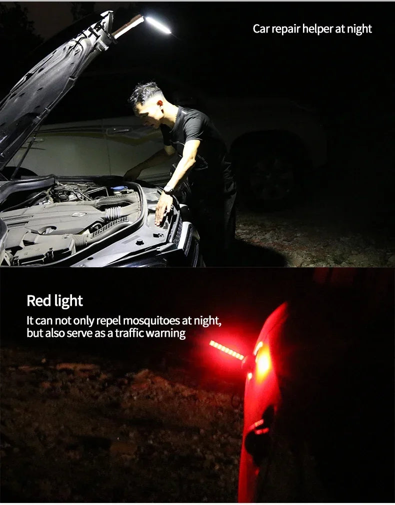Portable Folding COB XPE LED Work Light Rechargeable Inspection Lamp
