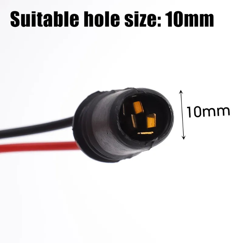 T10 W5W 147 Bulb Socket Holder Connector Car Wedge Light Rubber Plug Extension Wire Harness Adapter Auto Instrument Lamp Parts