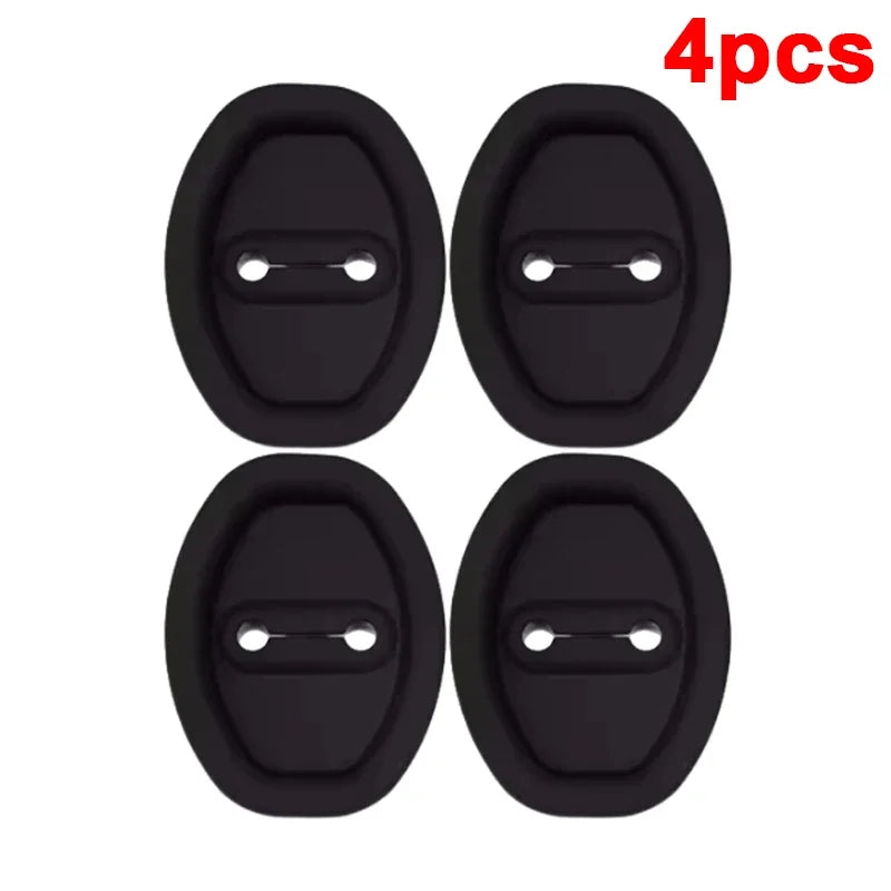 Universal Car Door Shockproof Silicone Cushion – Mute Shock Absorber Protective Cover for Door Latch (8/1PCS)