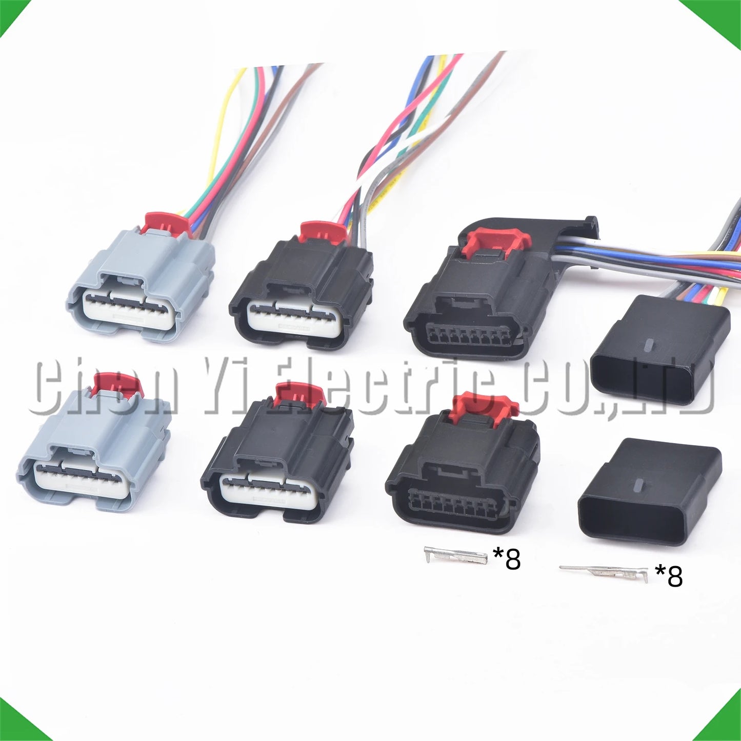 8 Pin MAF Sensor Connector ATSSPB-C08C-1AK 31404-8110 Tail Light Plug