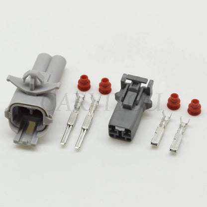 DJ7025Y-2-11/21 Automotive 2-Pin Waterproof Wire Connector Plug OEM 7283-8227-40