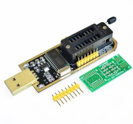 SOIC8/SOP8 Test Clip for EEPROM 93CXX/25CXX/24CXX with CH341 USB Programmer Module