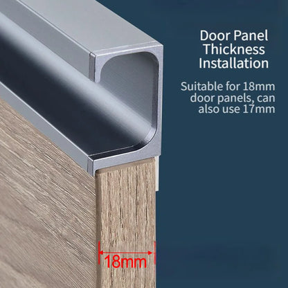 Office Furniture Kitchen Furniture Sliding Door Handle Safe Grip Design Easy Installation Process Invisible Slotless Design