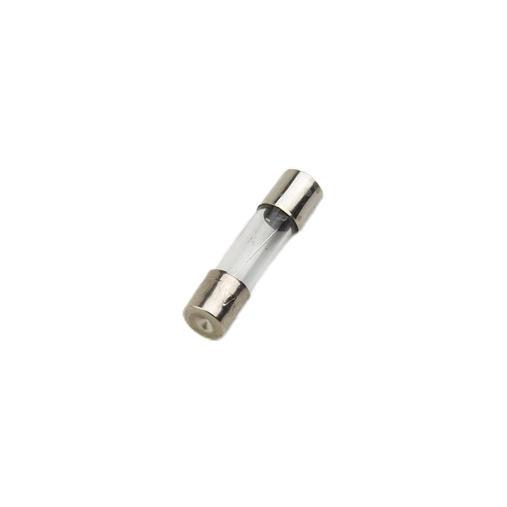 100pcs Insurance Tube Glass Fuses Kit Household 0.2A-20A 100pcs 16*12*2.1cm 250V High Quality Standard Fast Blow