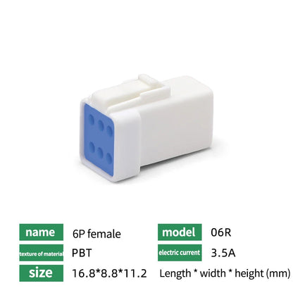 Automotive Connectors JST02R-JWPF-VSLE 2/3/4/6/8 Pin Waterproof Connectors Male and Female Butt Plugs