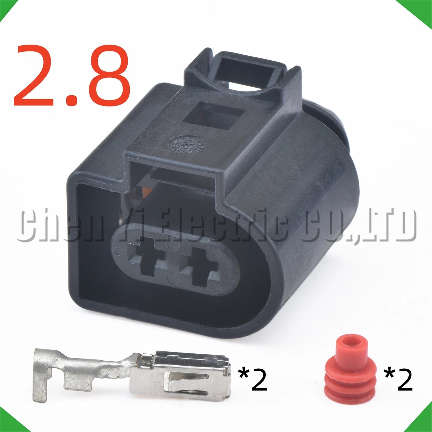 2 Pin Fluid Pump & Oil Cooling Valve Connector 1J0973722 For VW Audi