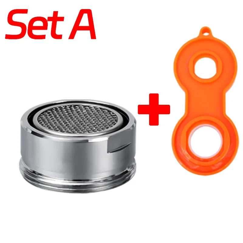 10/1PCS Faucet Aerator Brass Stainless Steel Faucet Bubbler Replaceable Thread Mixed Nozzle Anti-splashing Bathroom Accessory