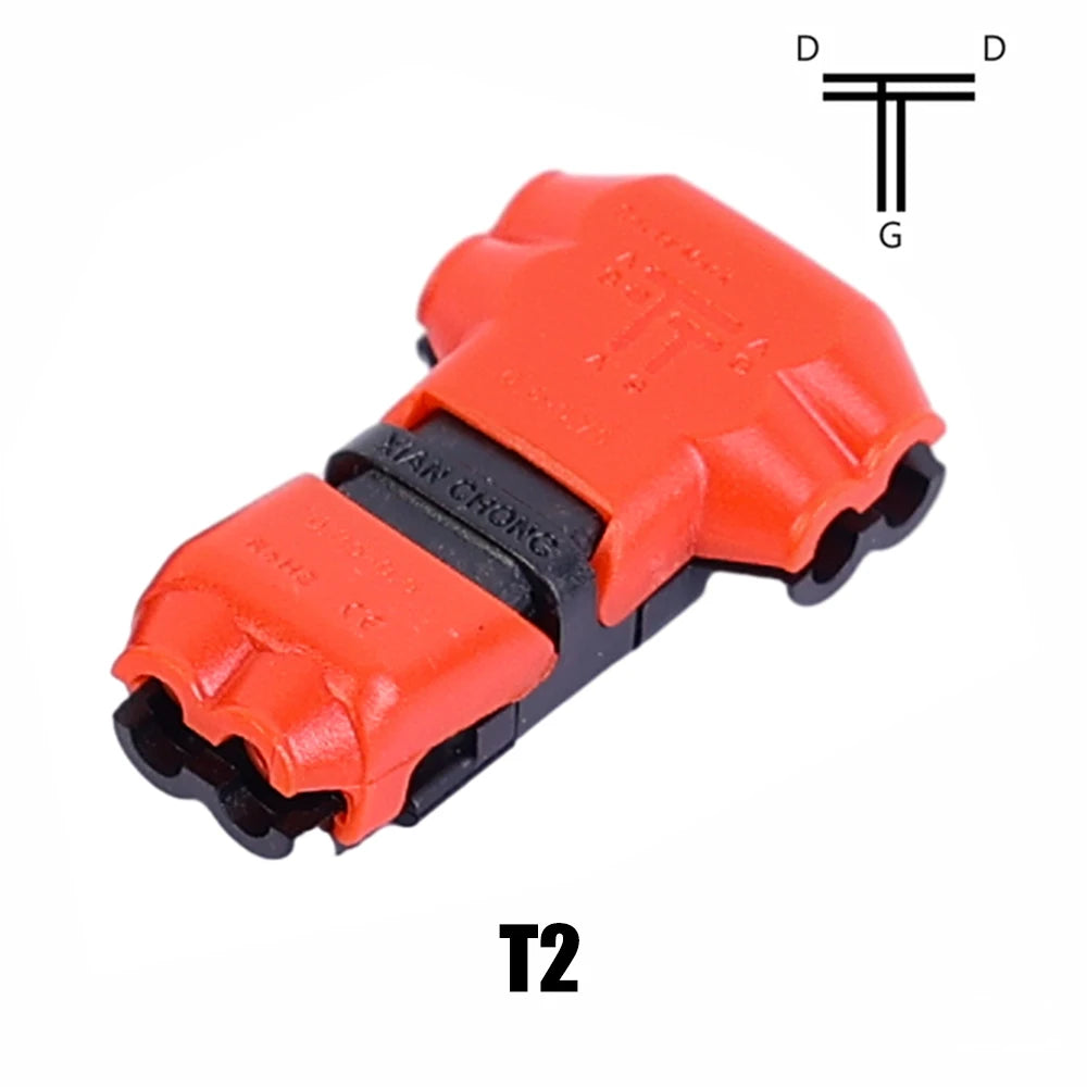T Tap Wire Connector Low Voltage 2 Pin Splicing Connector