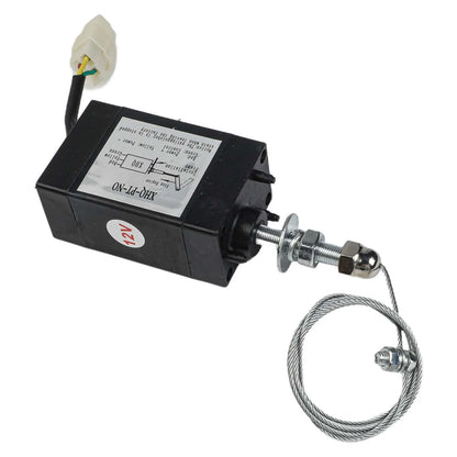 12V Electromagnetic Solenoid Engine Stop XHQ PT Valve for Electric Throttle Adjustment Compatible with Various Engines