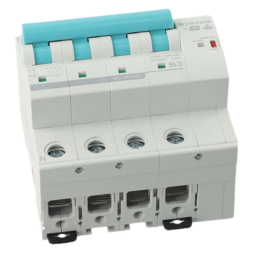 For Tuya Din Rail WIFI Circuit Breaker Timer Remote Control APP Smart Switch MCB Electrical Equipment & Supplies Parts