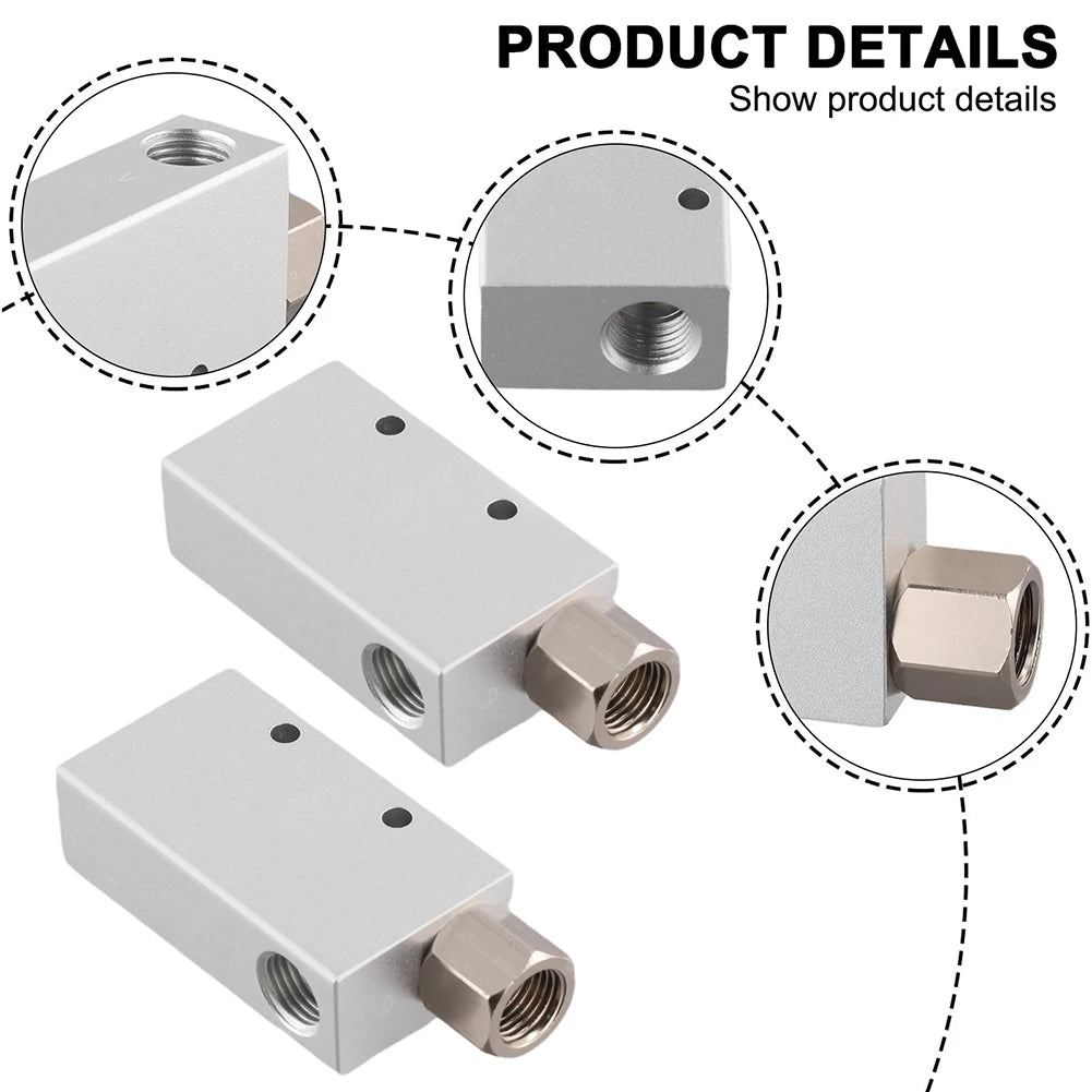 Vacuum Generator Pneumatic Control Valve CV1025 Air Exhaust Ejector Aluminum Alloy Resistant with Threaded Ends