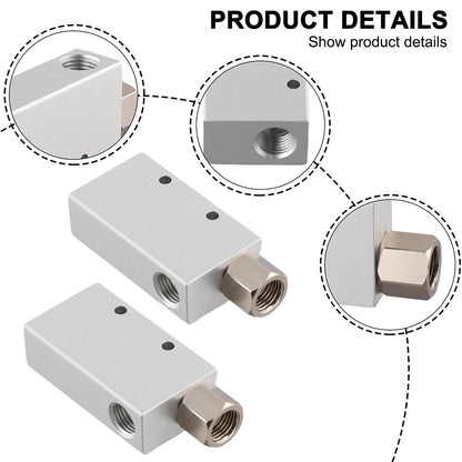Vacuum Generator Pneumatic Control Valve CV1025 Air Exhaust Ejector Aluminum Alloy Resistant with Threaded Ends