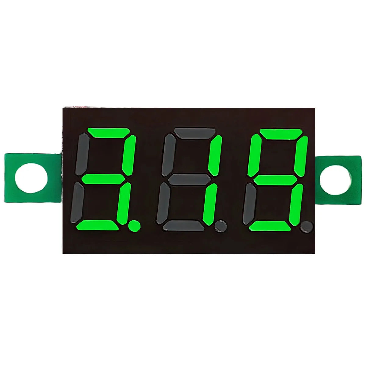 DC 4.5V-30V Mini Digital Two-Wire Voltmeter 0.36 Inch LED Display Voltage Tester Module Red Blue Green