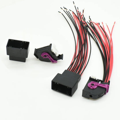 1-1355350-1 / 1-1355349-1 Automotive 18-Pin Connector — VW Air Conditioning Panel & Amplifier Wire Plug
