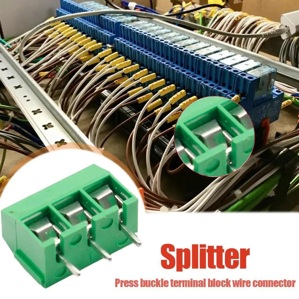 PCB Mount Screw Terminal Block Connector KF301 2P-4P 5.0 / 5.08mm Straight Pin
