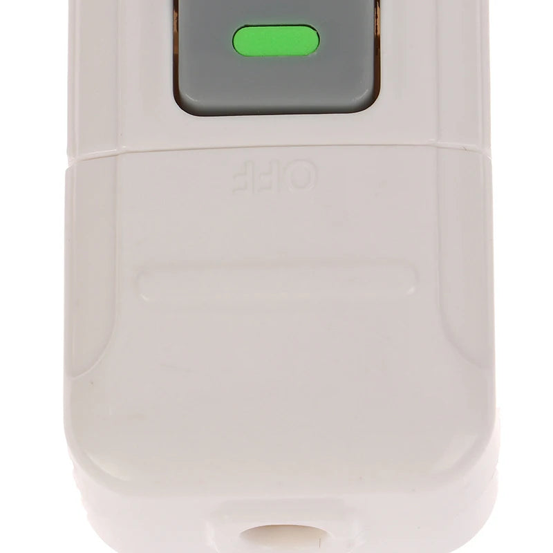 Inline On/Off Push Button Switch for Table Lamp — White Cord Switch, 1/2/3pcs