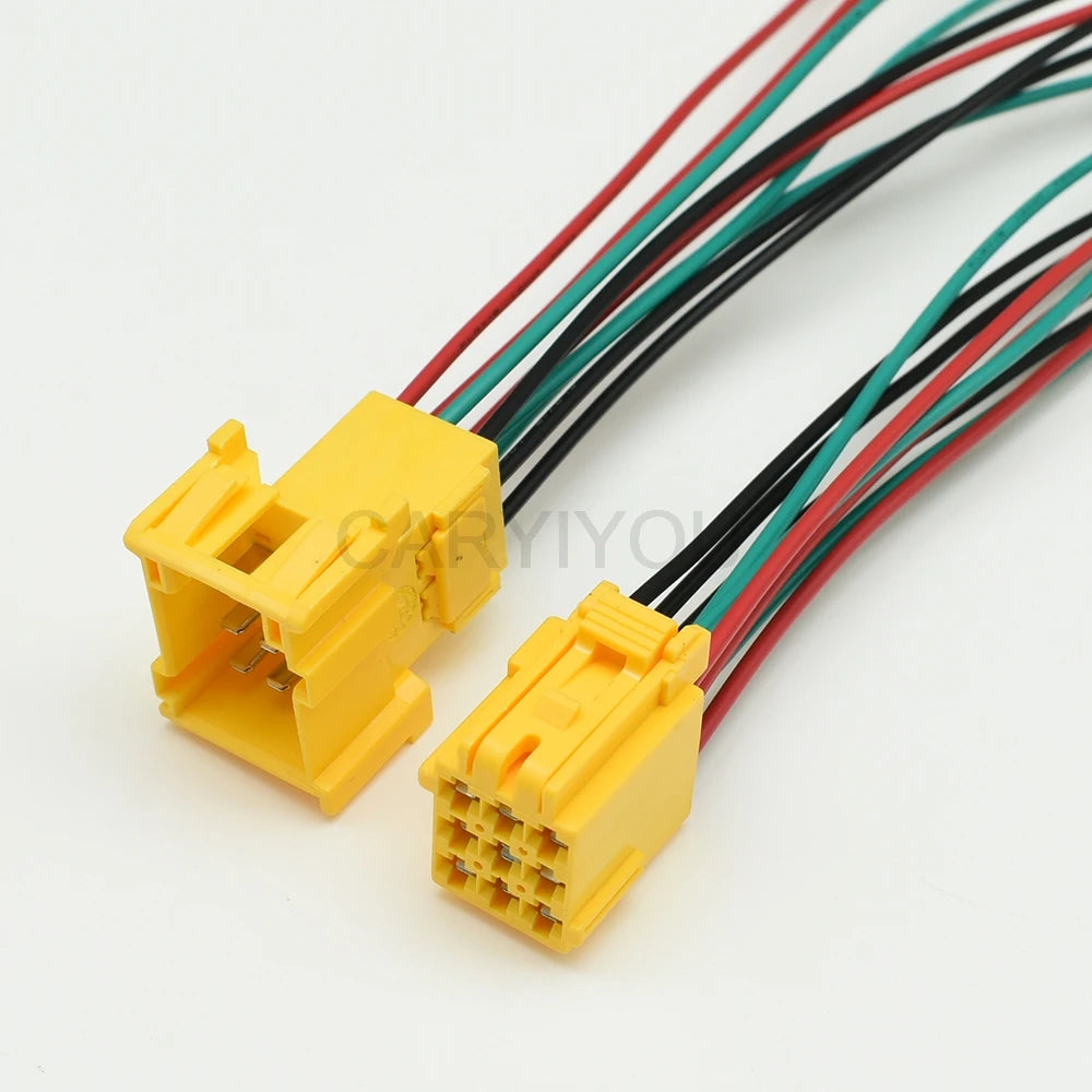 967621-1 / 1-967626-1 / 1-967621-1 Automotive 9-Pin Unsealed Connector — Male Female Car Electrical Cable Socket