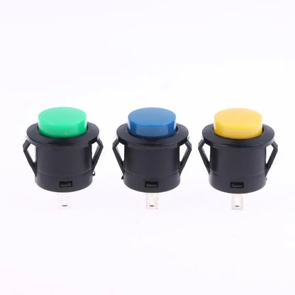 New 5/10Pcs Momentary Push Button Switch R13-507 16mm Round Switch 2Pins ON-OFF Self-res Panel Mounting