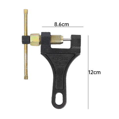 420-530 Chain Breaker Cutter Splitter Tool Motorcycle Link Remover Repair Kit Heavy Duty Forged Steel for ATV Dirt Bike Go Kart