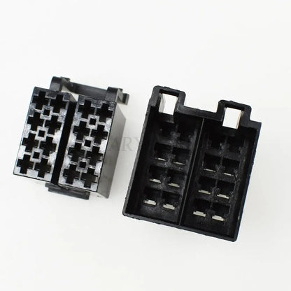 16 Pin 3.5mm ISO Auto Audio Connector DJ7162A-3.5-11 DJ7162A-3.5-21 PA66 Male Female