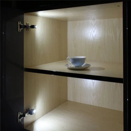 10/1Pcs Universal Inner Hinge LED Lamp Wireless Under Cabinet Sensor Night Lights Cupboard Closet Wardrobe Kitchen Bedroom Lamps