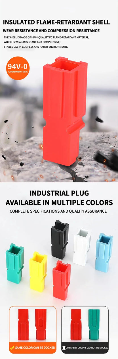 Single Pole Plug 30A High Current Connector PP Battery Forklift Power Terminal