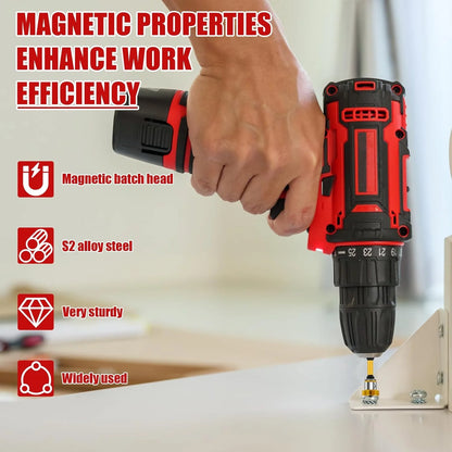 Magnetic Plasterboard Screws Cross Positioning Screwdriver Bits Drywall Screw Depth Setter Locating Batch Head Drilling Tools