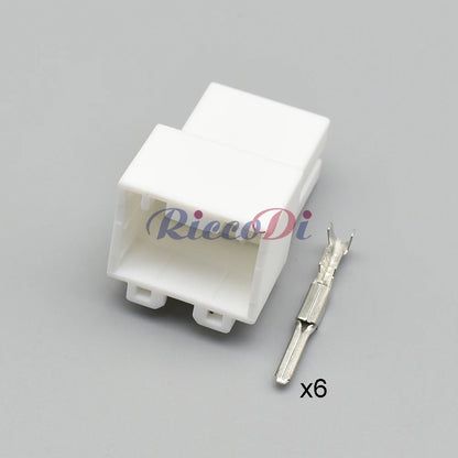 936271-1 / 936268-1 Automotive 6-Pin 2.2 Series Connector — AC Assembly Taillight & Backup Light Cable Socket