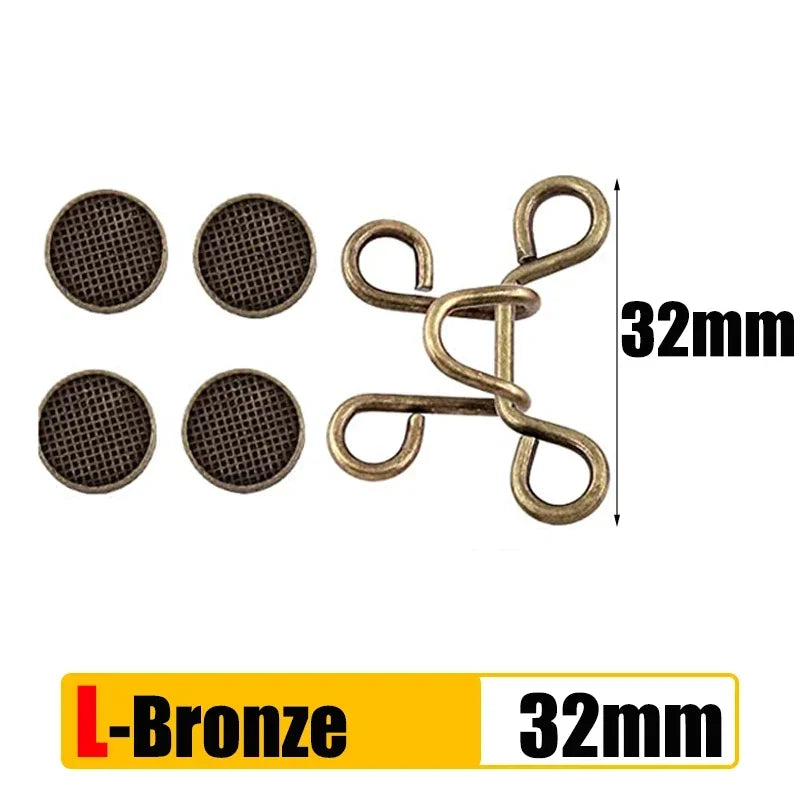 Adjustable Waist Extender Button Set for Jeans No-Sew Buckle 5/1Set