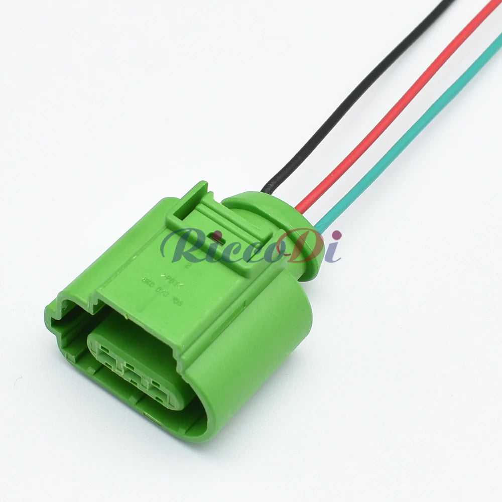 3 Pin Camshaft Knock Fuel Pressure Sensor Connector 8E0973703 8E0973703B DJ7032HC-1.5 for VW Audi