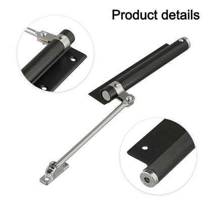 Sliding Door Closer with Automatic Closure Mechanism Hydraulic Functionality for Quiet and Reliable Performance