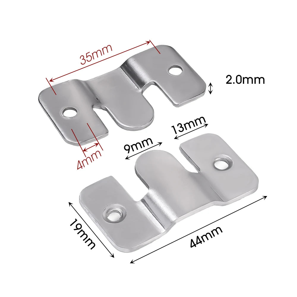 Picture Frame Hooks Stainless Steel Wall Hanger 30/2PCS
