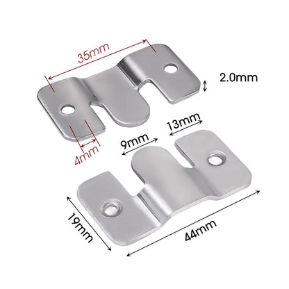 Picture Frame Hooks Stainless Steel Wall Hanger 30/2PCS