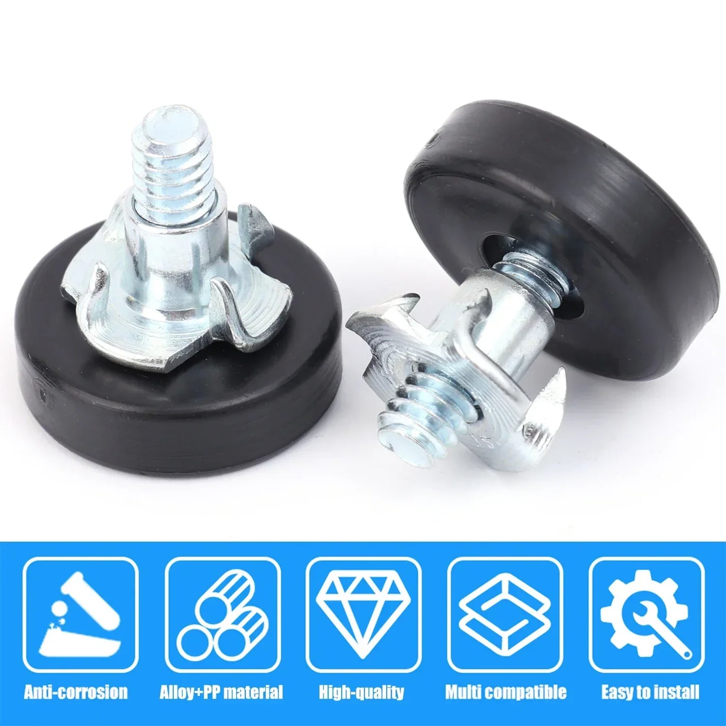 8/1PCS Adjustable Foot Pad Table Chair Furniture Leg Cover Anti Slip Glide Leveling Foot Pad Home Hardware Floor Protection Mat