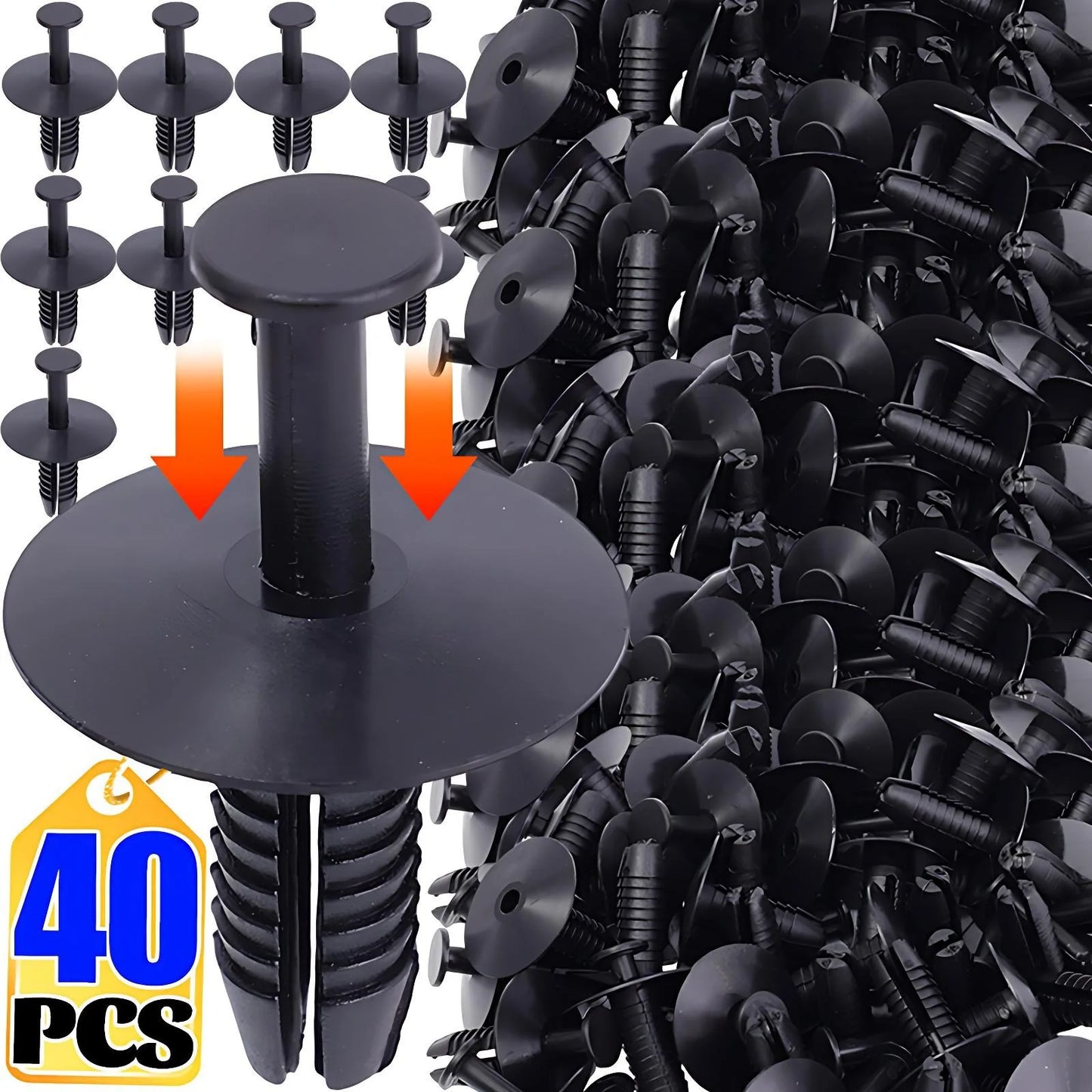 Car Bumper Trim Clip Retainer Push Rivet — Universal Fastener for BMW &amp; Mercedes Body Panels