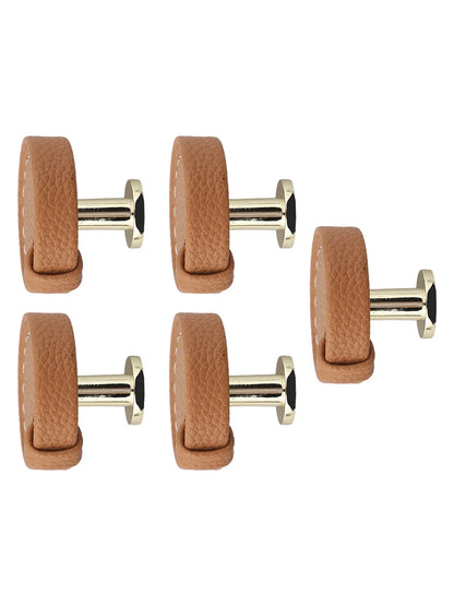 For Kitchen Cabinets Zinc Alloy Knobs Leather Drawer Pulls Stylish Furniture Pulls Sturdy Construction Stylish Furniture Accents