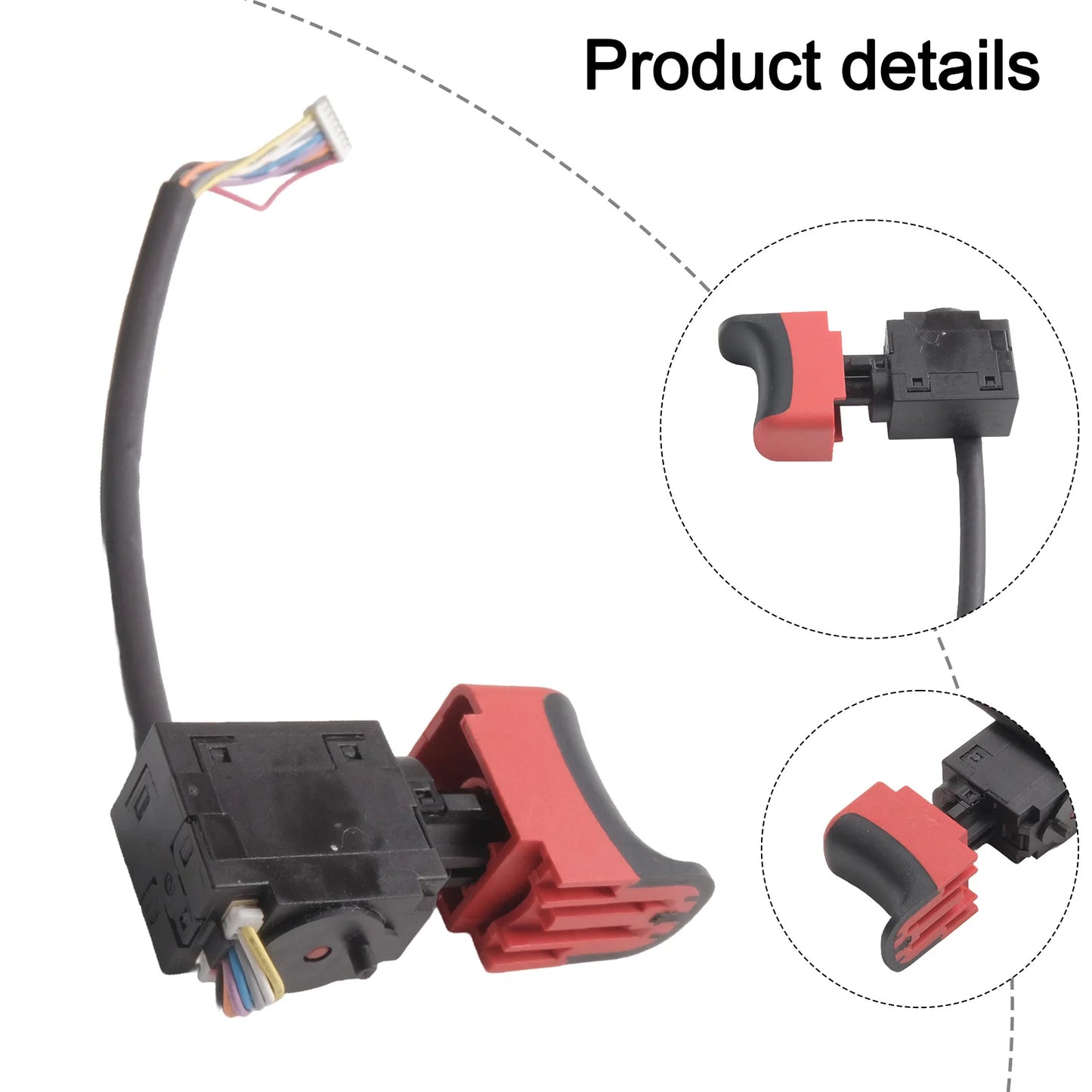 Power Tool Switch Compatible with SB12BL SB18LBL BS18LBLQ SSD12BL 343411770 Replacement Part for Cordless Drills 7 2V to 24V