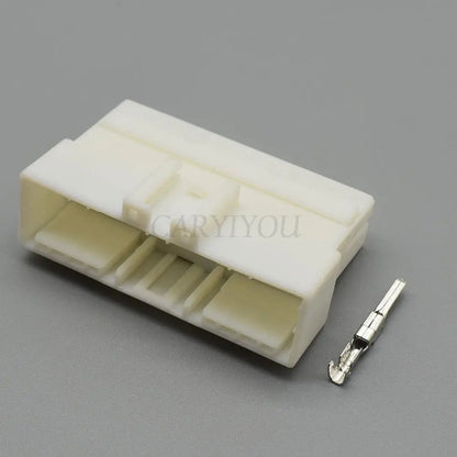 936098-4 / 936133-3 Automotive 26-Pin Unsealed ECU Wiring Connector — Male & Female with Terminals