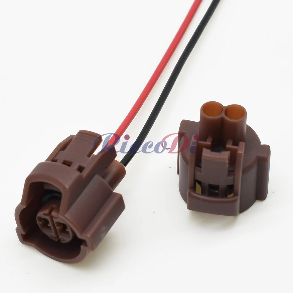 DJ70248Y-2-21 2-Pin Waterproof Automotive Connector Plug with Terminals and Rubber Seals