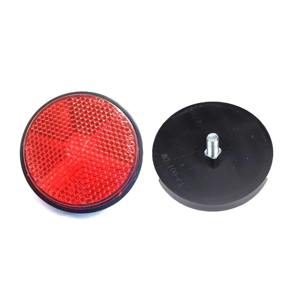 2/1pcs Circular Reflector Car Universal Trucks Motorcycle Night Reflector Safety Reflector Motorcycles ATV Bikes Accessories