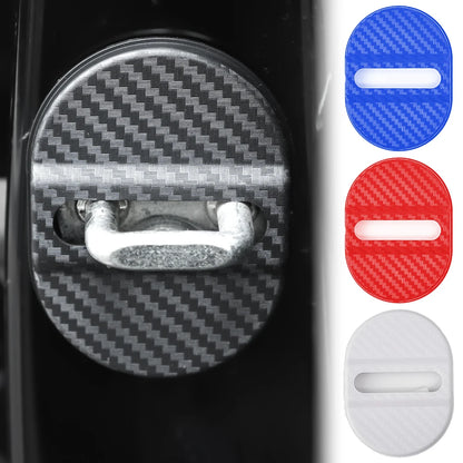 Universal Car Door Shockproof Cushion – 4PCS Mute Shock Absorber Protective Cover for Door Latch Anti-Collision Accessories