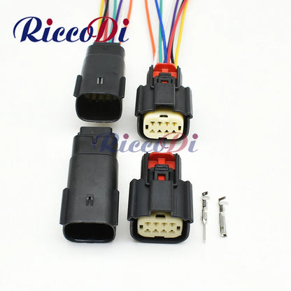 8-Pin Headlight Connector 33472-0801 / 33482-4801 for Ford Buick Chevrolet — Molex MX150 Series