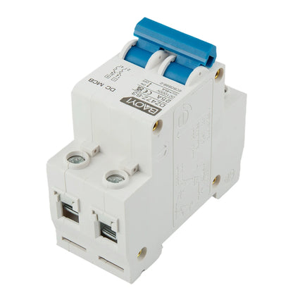 DC Miniature Circuit Breaker 2 Pole 1000V 32 Amp Isolator DC Disconnect Switch Thermomagnetic 10 A-63A 1.42 X 2.95 X 3.15 Inches